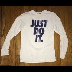 Nike "just do it" long sleeve.